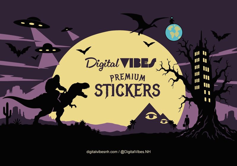 Premium Stickers night scene
